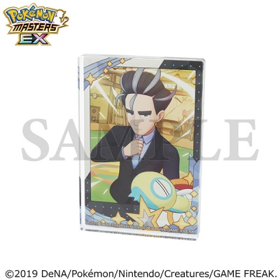 【グッズ-置きもの】『ポケモンマスターズ EX』 メモリアルフォト ミニアクリルブロック/アオキ