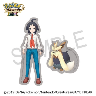 【グッズ-ステッカー】『ポケモンマスターズ EX』 バディーズ ダイカットステッカーセット/チェレン&ムーランド