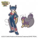 【グッズ-ステッカー】『ポケモンマスターズ EX』 バディーズ ダイカットステッカーセット/ギーマ&レパルダスの画像