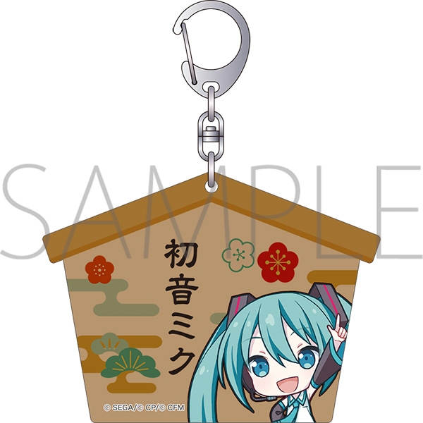【グッズ-キーホルダー】プロジェクトセカイ カラフルステージ！ feat. 初音ミク 絵馬風キーホルダー／初音ミク
