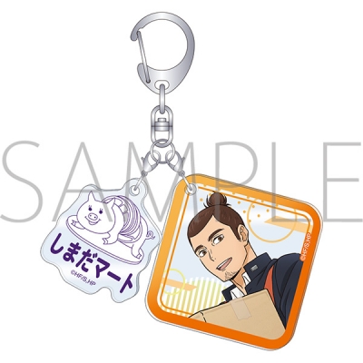 【グッズ-キーホルダー】ハイキュー!! 2連アクリルキーホルダー 嶋田マートお手伝い 東峰旭