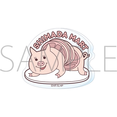 【グッズ-マグネット】ハイキュー!! アクリルマグネット 嶋田マートロゴ