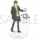 【グッズ-スタンドポップ】夏目友人帳 アクリルスタンド/名取周一&ニャンコ先生 あったかコーデVer.の画像