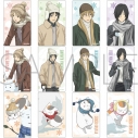 【グッズ-カード】夏目友人帳 トレーディングクリアカード/あったかコーデVer. 全12種の画像