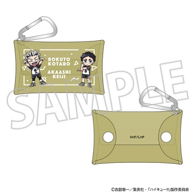 【グッズ-ポーチ】ハイキュー!! カラビナ付きクリアポーチ/木兎光太郎・赤葦京治