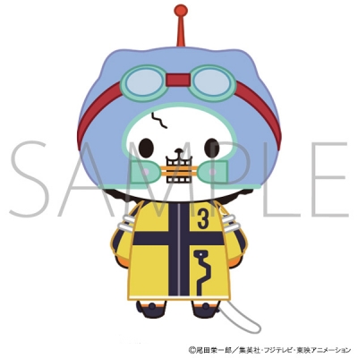 【グッズ-キーホルダー】ONE PIECE エッグヘッド編withCATアイマスク付きぬいぐるみキーホルダー/ブルック