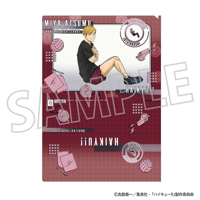 【グッズ-クリアファイル】ハイキュー!! クリアファイル/宮 侑 体力測定