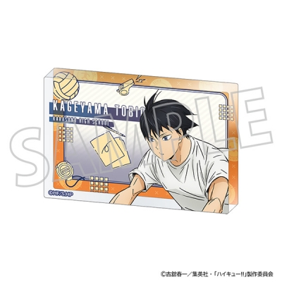 【グッズ-置きもの】ハイキュー!! アクリルブロック/影山飛雄 体力測定