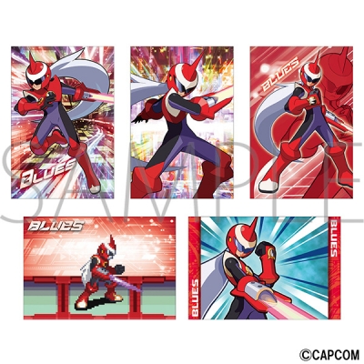 【グッズ-ポストカード】ロックマンエグゼ ポストカードセット/ブルース