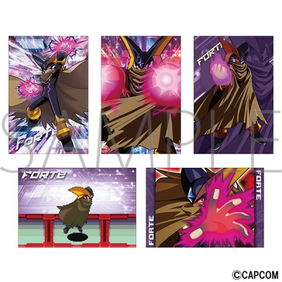 【グッズ-ポストカード】ロックマンエグゼ ポストカードセット/フォルテ