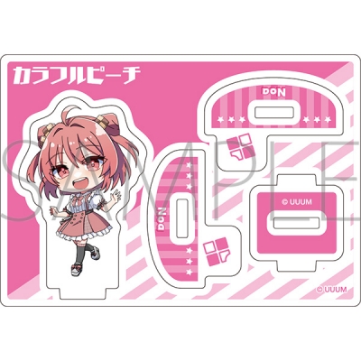 【グッズ-スタンドポップ】カラフルピーチ ゆらゆらアクリルフィギュア/のあ