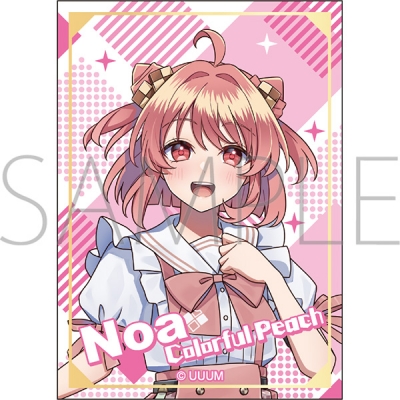 【グッズ-ステッカー】カラフルピーチ ステッカー/のあ