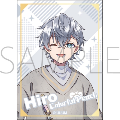 【グッズ-ステッカー】カラフルピーチ ステッカー/ヒロ