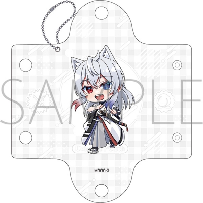 【グッズ-ポーチ】カラフルピーチ クリアマルチケース/どぬく