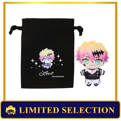 【グッズ-セットもの】悪魔執事と黒い猫 ぬいパル アニセレ限定セット(巾着付き)/ロノ【アニセレ】