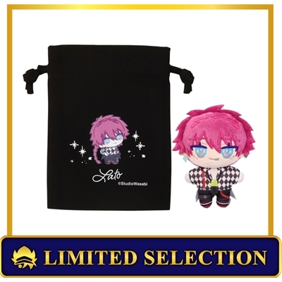 【グッズ-セットもの】悪魔執事と黒い猫 ぬいパル アニセレ限定セット(巾着付き)/ラト【アニセレ】