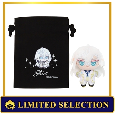 【グッズ-セットもの】悪魔執事と黒い猫 ぬいパル アニセレ限定セット(巾着付き)/シロ【アニセレ】