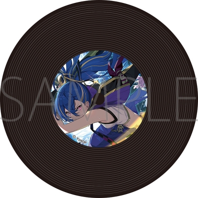 【グッズ-コースター】ステラソラ レコード風コースター/真夜中の堕天使