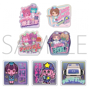 グッズ-ステッカー】銀河特急 ミルキー☆サブウェイ 注意喚起 