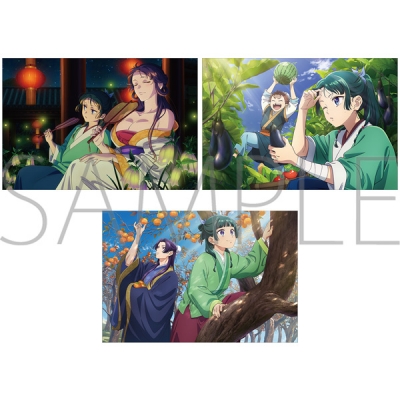 【グッズ-ポストカード】薬屋のひとりごと ポストカードセット/ホタルブクロ、夏野菜、柿