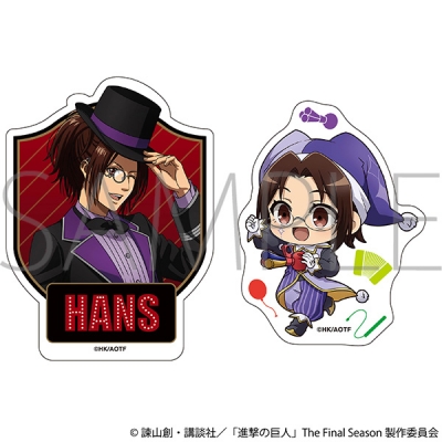 【グッズ-ステッカー】進撃の巨人 ステッカーセット/ハンジ