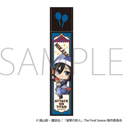 【グッズ-ミラー】進撃の巨人 スティックミラー/ミカサ ミニキャラ ピエロ
