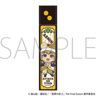 【グッズ-ミラー】進撃の巨人 スティックミラー/アルミン ミニキャラ ピエロ