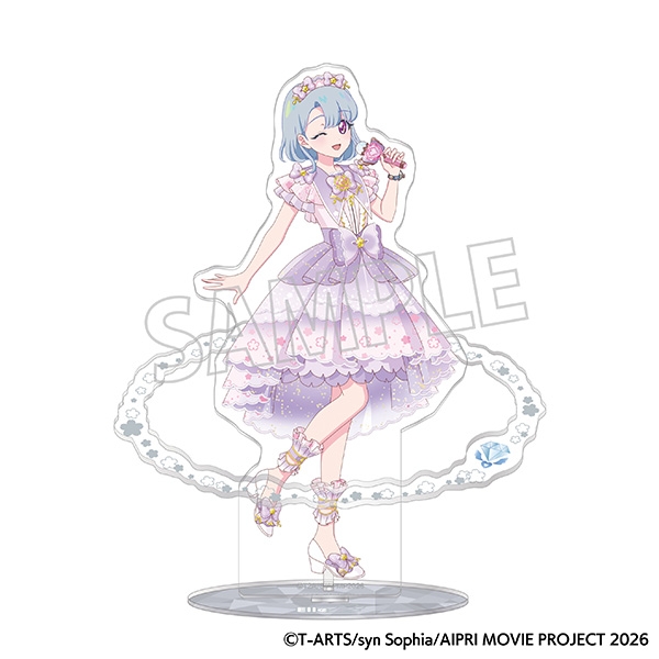 【グッズ-スタンドポップ】映画ひみつのアイプリ まんかいバズリウムライブ！ アクリルスタンド／える