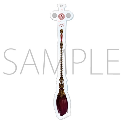 【グッズ-その他】魔法使いの約束 箒風缶バッジ用スティック/オズ メリーゴーランドver.