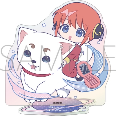 【グッズ-スタンドポップ】銀魂 ミニアクリルスタンド/ぱすてるぽっぷ 神楽&定春