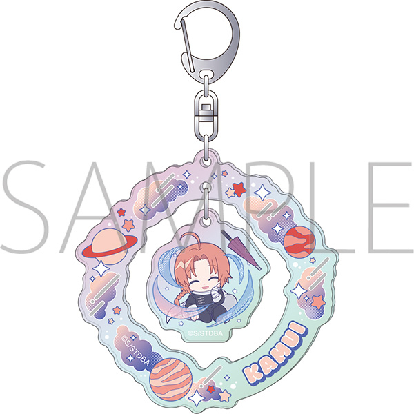 【グッズ-キーホルダー】銀魂 アクリルキーホルダー／ぱすてるぽっぷ　神威