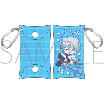 【グッズ-ポーチ】銀魂 カラビナ付きポーチ/ぱすてるぽっぷ 坂田銀時