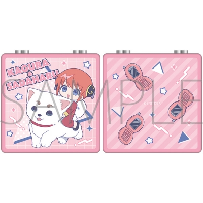 【グッズ-ミラー】銀魂 ダブルミラー/ぱすてるぽっぷ 神楽&定春