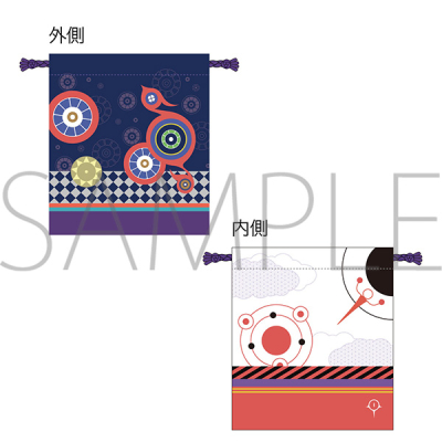 【グッズ-巾着】劇場版モノノ怪 第三章 蛇神 ちりめん巾着