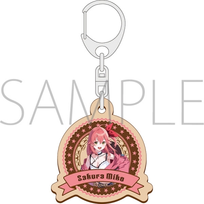 【グッズ-キーホルダー】ホロライブ 木製キーホルダー/さくらみこ