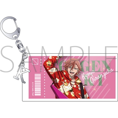 【グッズ-キーホルダー】桃源暗鬼 チケット風キーホルダー/花魁坂京夜 対バン