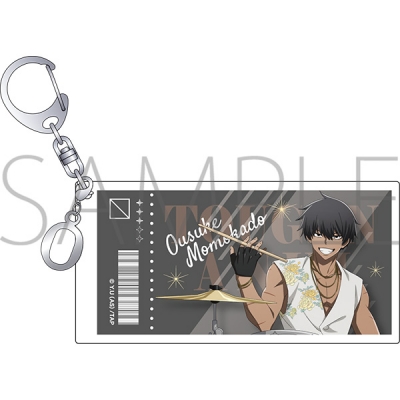 【グッズ-キーホルダー】桃源暗鬼 チケット風キーホルダー/桃角桜介 対バン