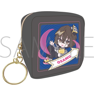 【グッズ-ポーチ】文豪ストレイドッグス スクエアポーチ/太宰治 ぱすてるぽっぷ