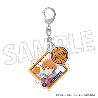 【グッズ-キーホルダー】ハイキュー!! 2連キーホルダー/日向翔陽 烏野高校1年勢ぞろい