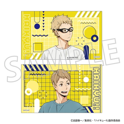 【グッズ-ステッカー】ハイキュー!! ステッカーセット/月島 蛍・月島明光 血縁シリーズ