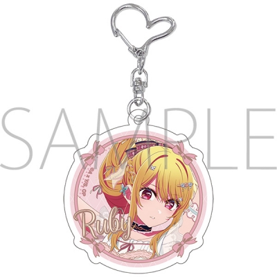 【グッズ-キーホルダー】【推しの子】 ホログラムアクリルキーホルダー/Balletcore style ルビー