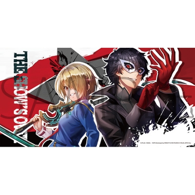 【グッズ-タオル】ヘブンバーンズレッド×ペルソナ5 ザ・ロイヤル コラボ 総攻撃ビッグタオル/茅森&ジョーカー