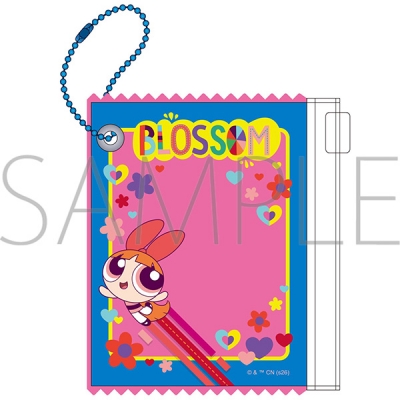 【グッズ-キーホルダー】パワーパフガールズ 【Space A la mode】スライダーポーチキーホルダー(ブロッサム)