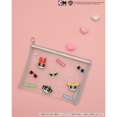 【グッズ-ポーチ】パワーパフガールズ 【Space A la mode】メッシュポーチ