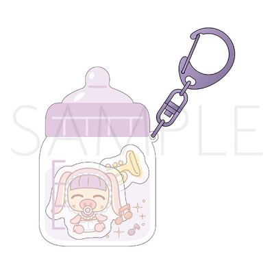 【グッズ-キーホルダー】なにぷあらにbyろこまこあこ 哺乳瓶キーホルダー/ぷあ