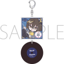 【グッズ-キーホルダー】文豪ストレイドッグス レコード風アクリルキーホルダー/太宰治 ぱすてるぽっぷの画像