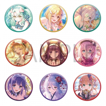 グッズ-バッチ】プリンセスコネクト！Re:Dive キャラバッジ プリンセスコネクト Re:Dive ミフユ サマー 缶バッジ 12個セット