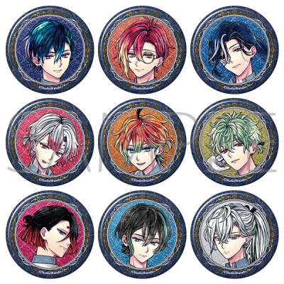 【グッズ-バッチ】悪魔執事と黒い猫 グリッターキャラバッジコレクション/Royal Rose Tea Party B