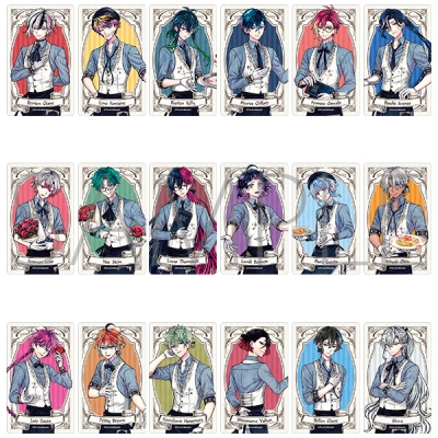 【グッズ-カード】悪魔執事と黒い猫 トレーディングクリアカード/Royal Rose Tea Party