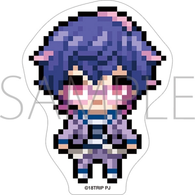 【グッズ-ステッカー】18TRIP ステッカー/笛吹 也千代 ドットイラスト